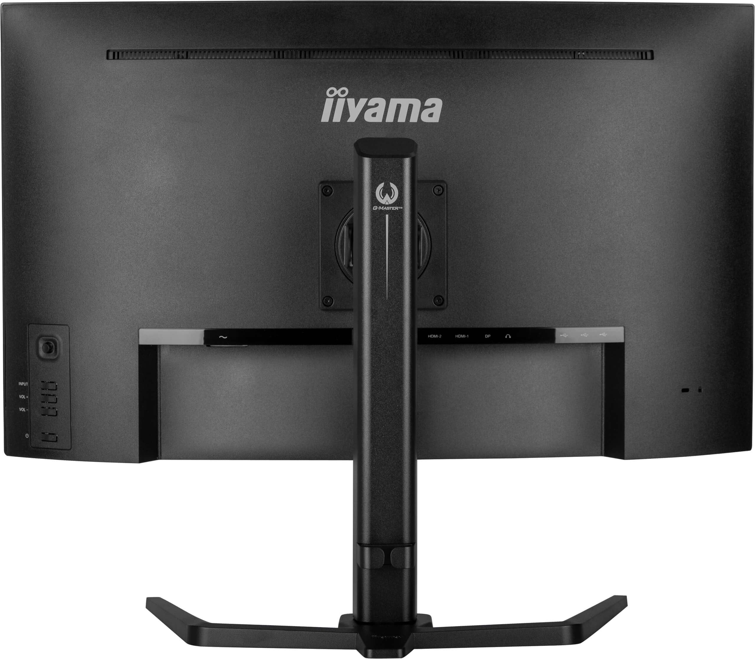 iiyama Ecran, 31,5" G-Master Red Eagle, Incurvé 1500R, 2560x1440@180Hz, 0.2ms, 350cd/m², 3000:1, Haut-parleurs, HDMI,DP, USB, réglable en Hauteur, Black Tuner, ecran pc Gamer