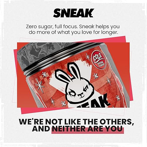 Miniatura 9 de SNEAK  Cherry Bomb Edition  Bebida energética Boost en el juego, cero azúcar, baja en calorías, vegetariana  40 porciones