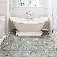 Vista 7 de FloorPops FP3290 Boardwalk Peel & Stick Floor Tiles, Grey
