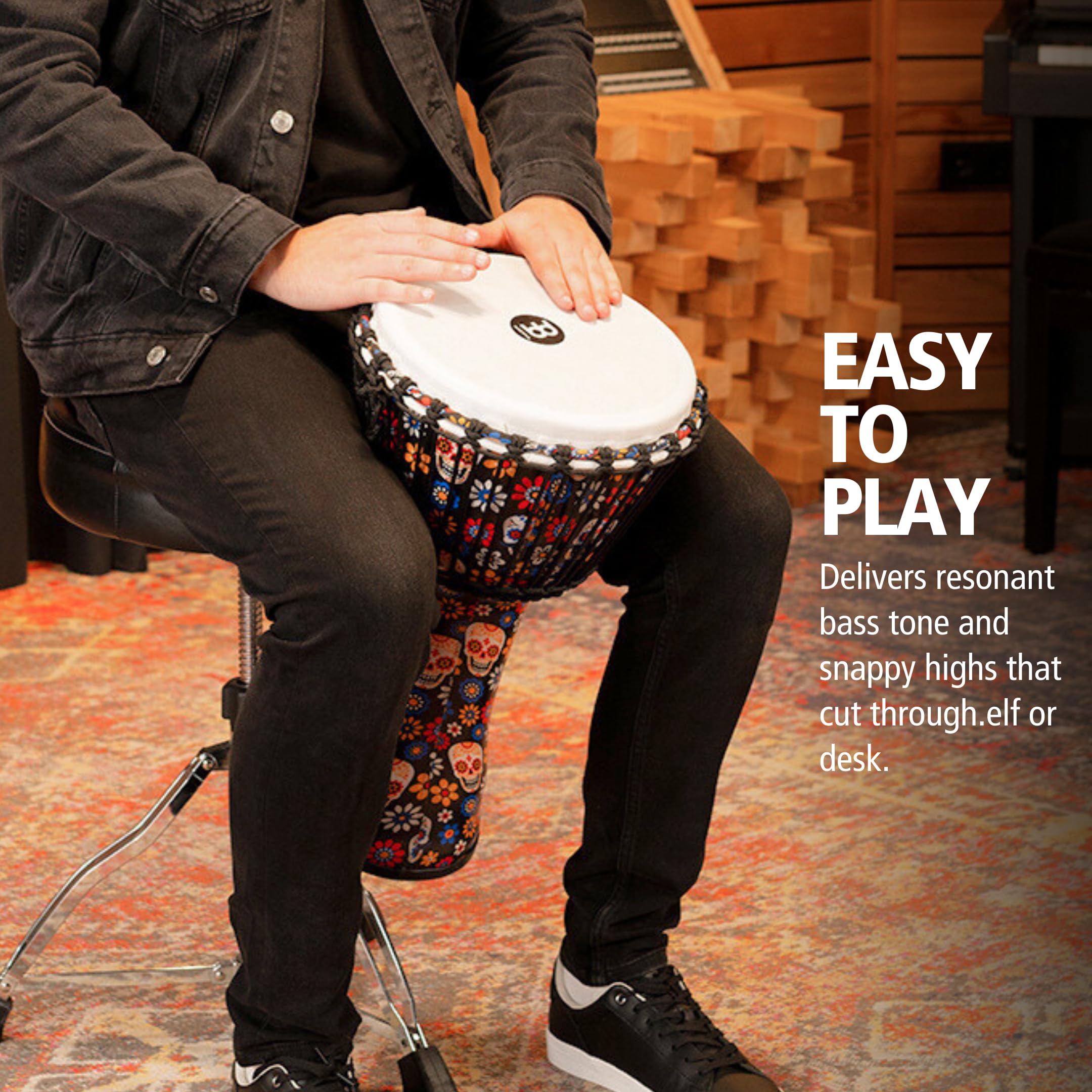 Amazon.co.jp: MEINL Percussion マイネル ジャンベ Day Of The Dead