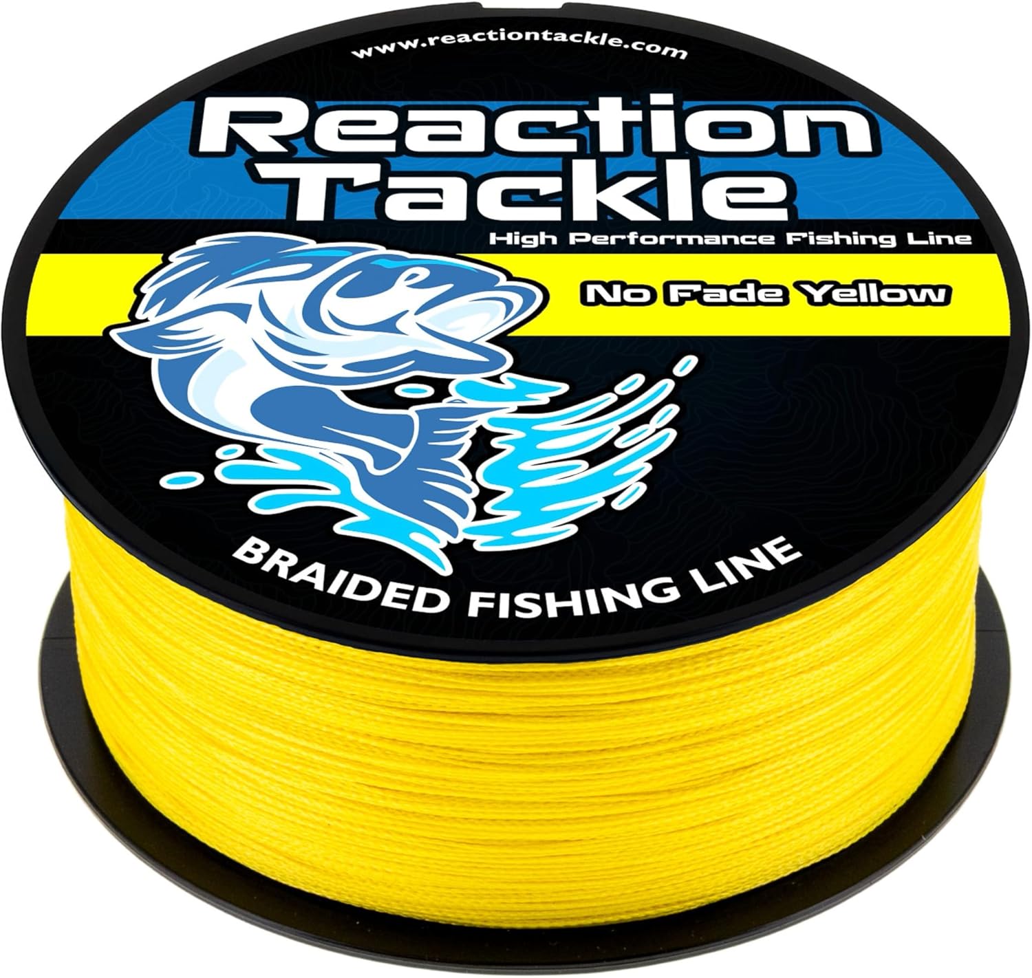 Reaction Tackle Braided Fishing Line - Pro Grade Power Performance for Saltwater or Freshwater Fish
