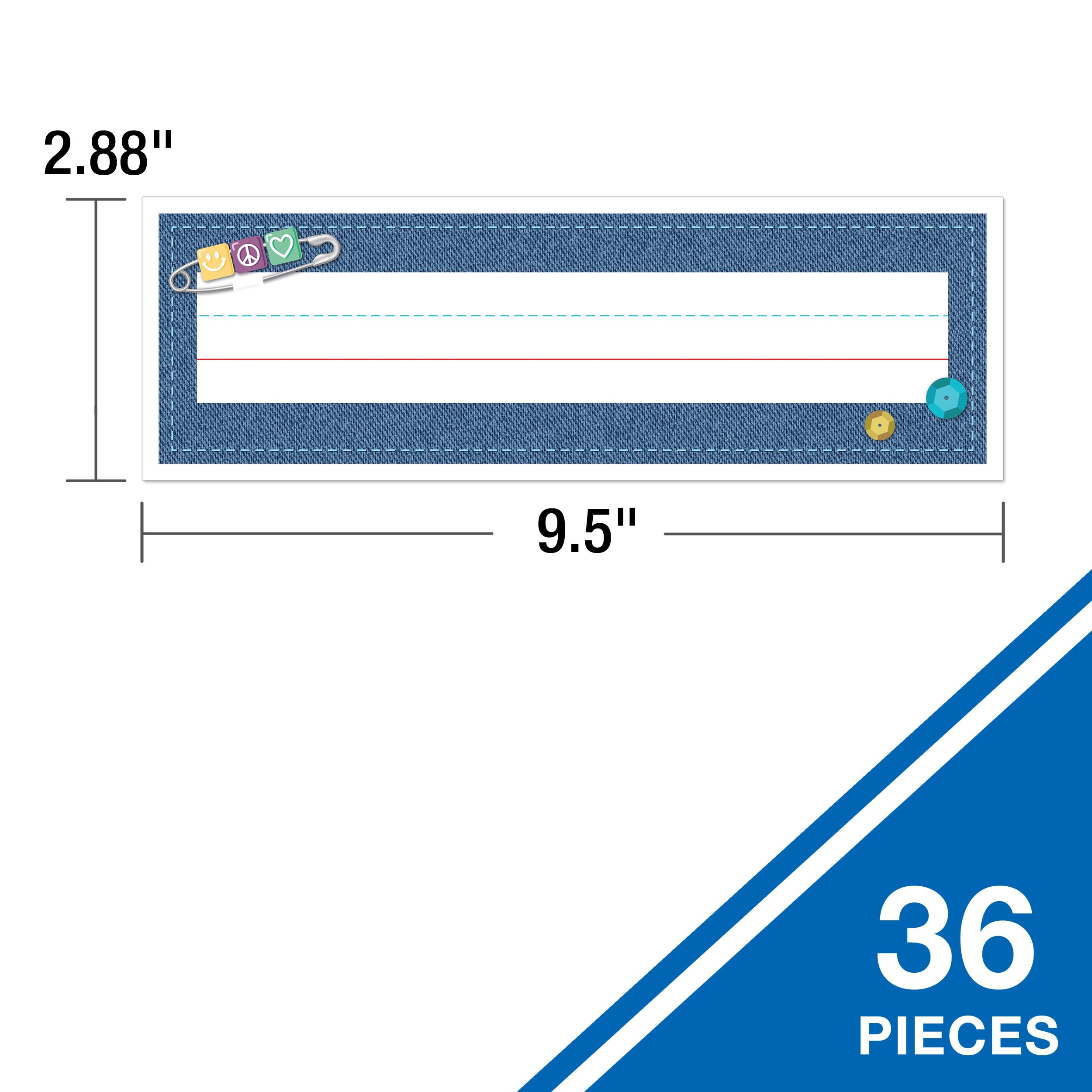 Snapklik.com : Carson Dellosa Crafty And Cool 36PC Name Labels For Kids