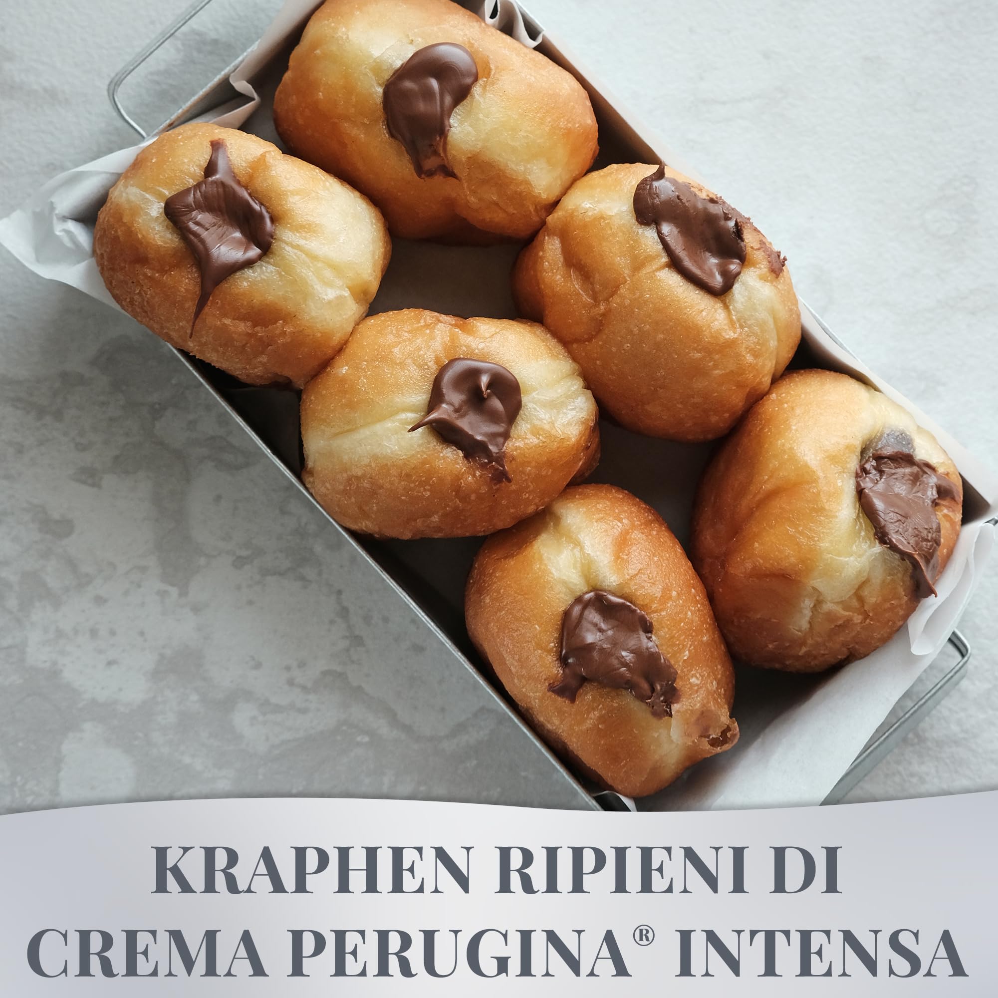 PERUGINA PROFESSIONALE Crema Intensa Nocciole Secchiello 3kg | Crema spalmabile al gianduia, ideale per come ingrediente per la realizzazione di dolci, farciture e guarnizioni