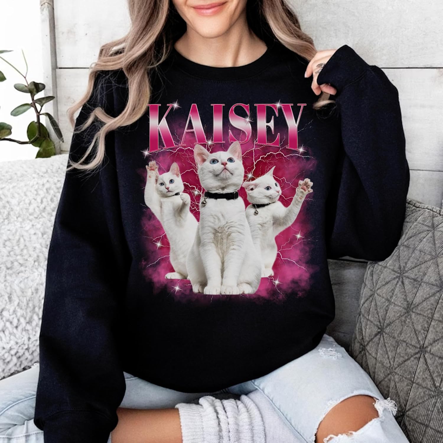 Custom Bootleg Rap Tee Shirt for Women & Men - Custom Face & Photo Picture Shirt Gift Idea for Couples, Family & Friends - Image 7