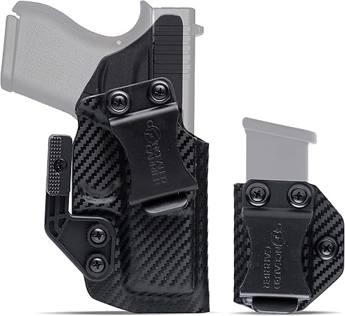 Miniatura 8 de IWB Funda compatible con Glock 43  Compañía propiedad de veteranos de combate  Fundas de transporte ocultas dentro de la cintura