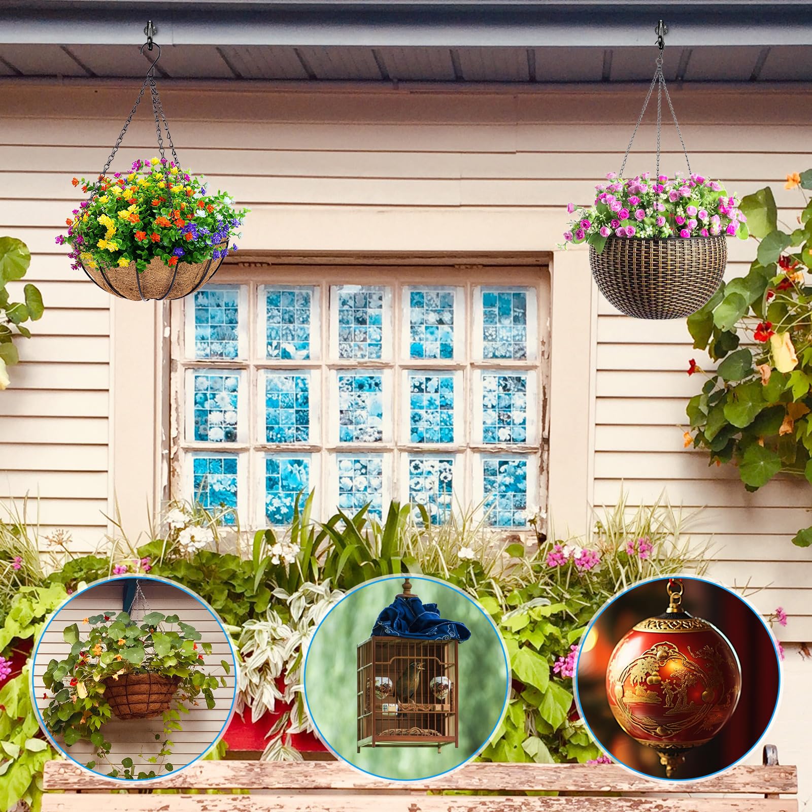 COOPHYA Deckenhaken 2 Sets - Robuste Aufhänger Für Schrank Und Decke