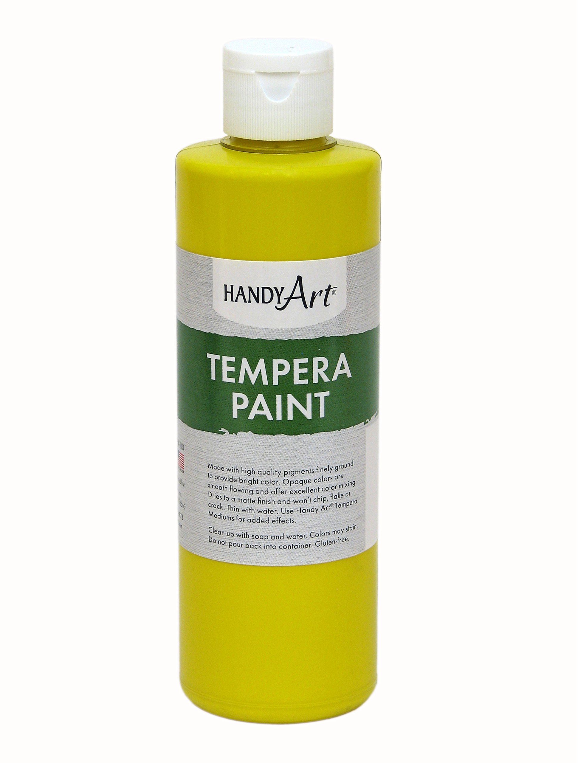 Handy Art Premium Tempera Paint, Blue, 16 oz Pint Bottle — view 28
