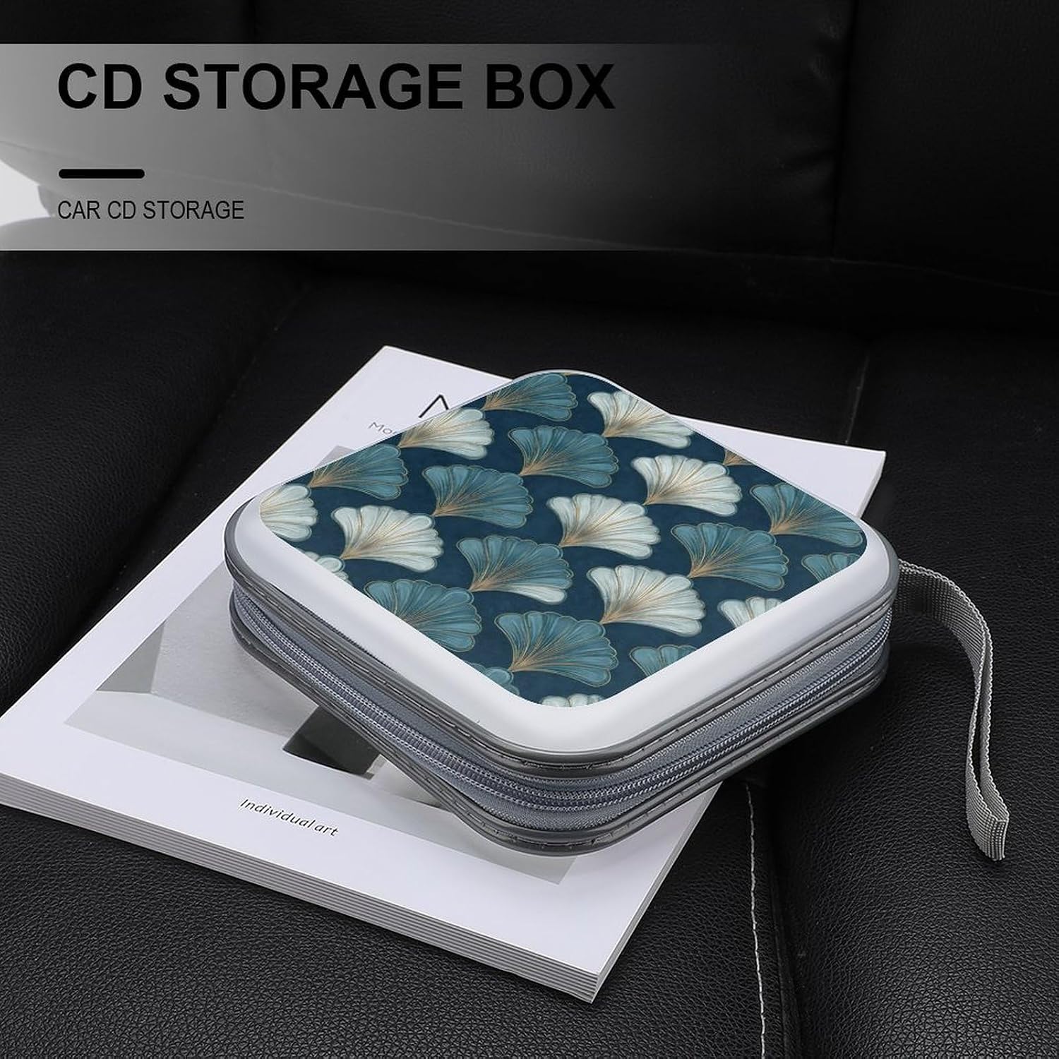 Scallop Shells CD Case Wallet Portable DVD Holder Organizer Box image 5