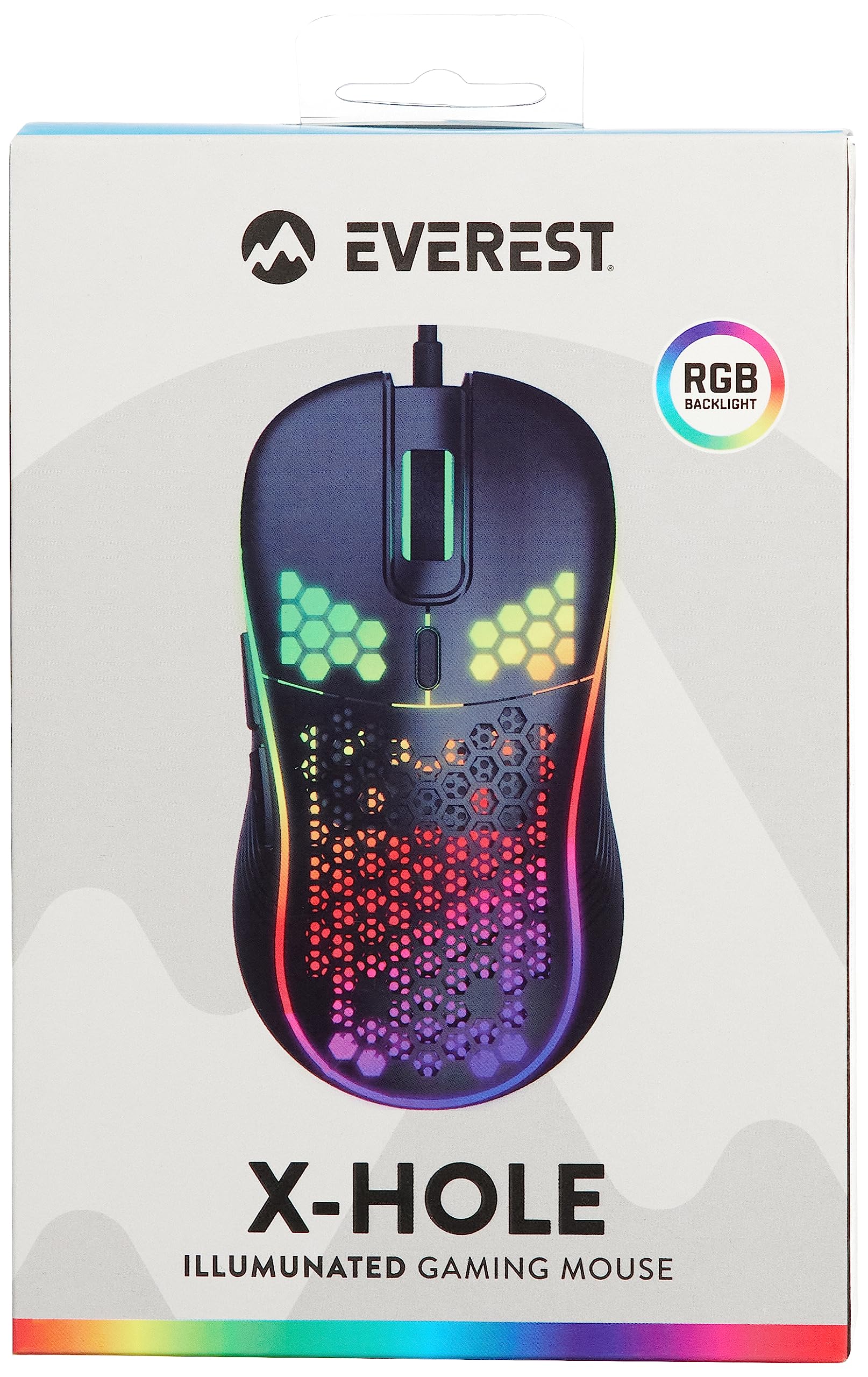 Everest SM-G66 X-HOLE Usb Siyah 7D Optik 8000dpi LED Işıklı Gaming Oyuncu Mouse