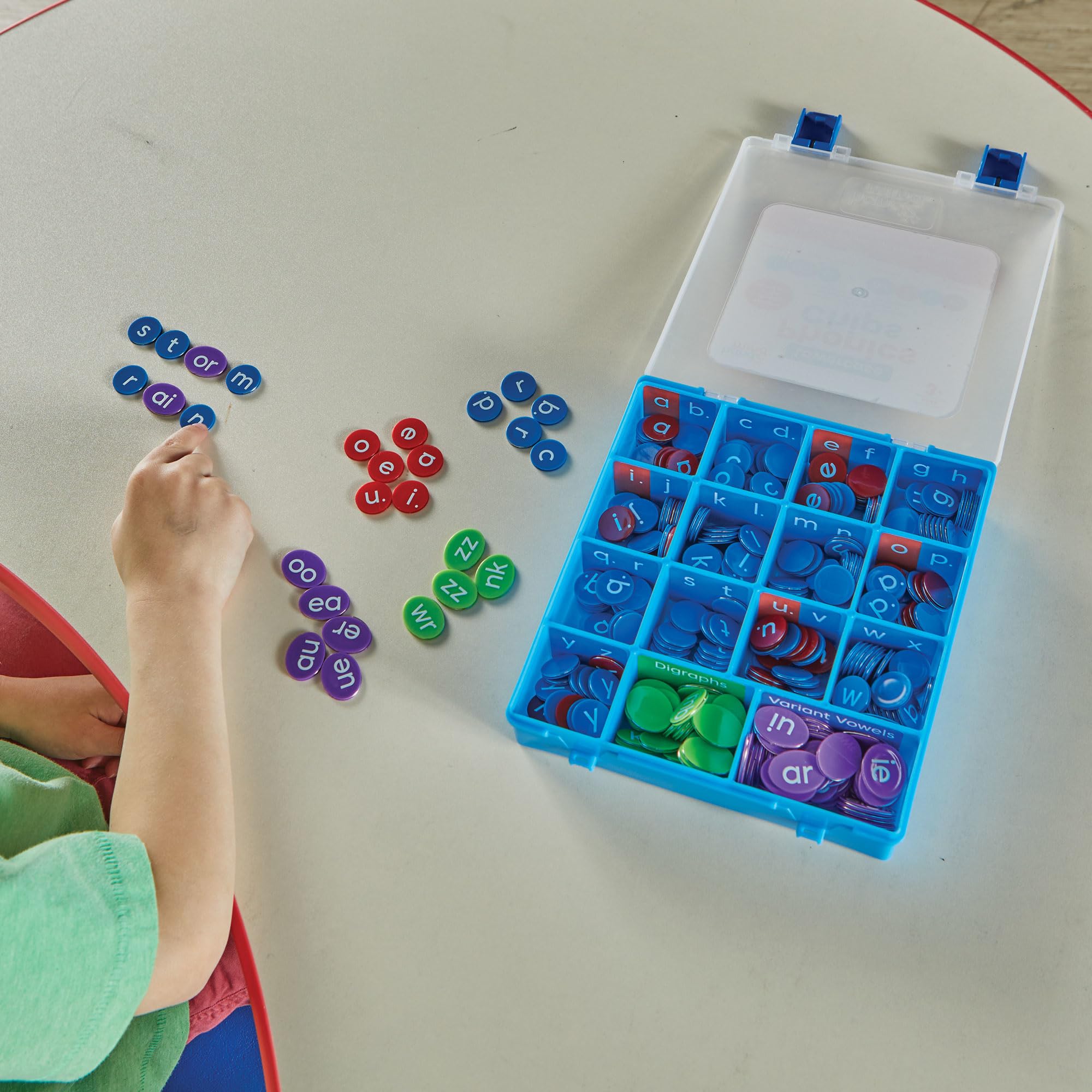 Learning Resources Lowercase Phonics Chips, Ages 5-9, Phonics Toy for Word Building Supports Reading & Spelling Skills - Image 3