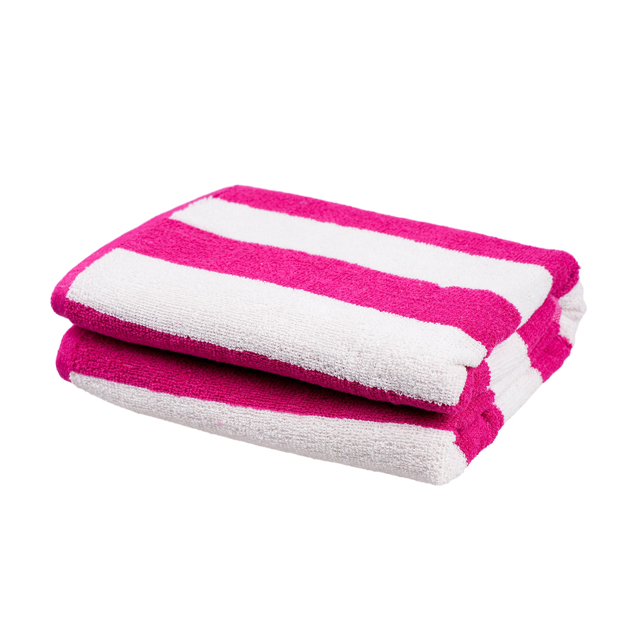 H HANSEL HOME Toalla de Playa Grande Antiarena, 90x170 cm, 70% Algodón 30% Poliéster - Toallas de Piscina, Suave, de Secado Rápido, Color Duradero, Rosa, Paquete de 1