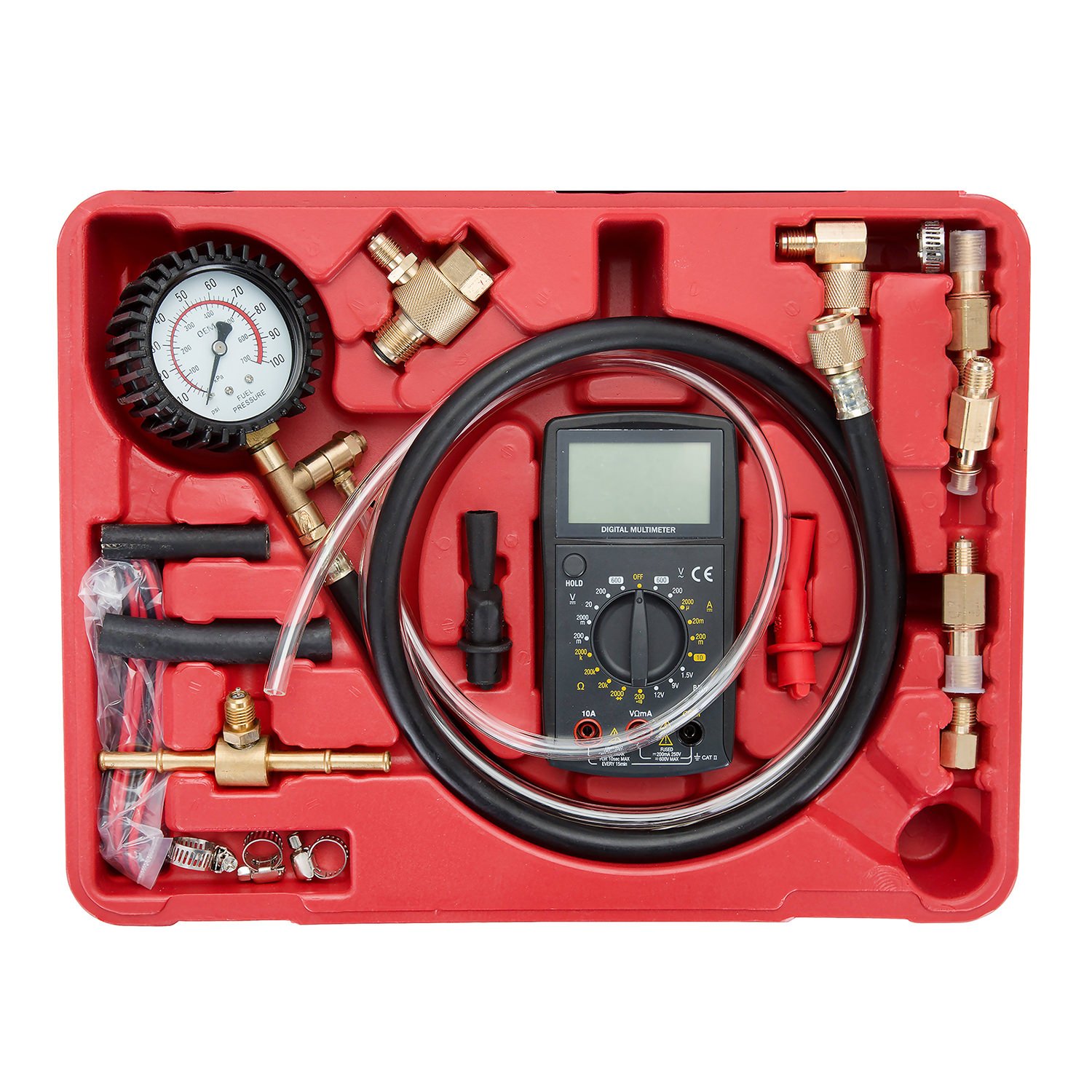 Buy OEMTOOLS 27167 Fuel Pressure Test Kit, Fuel Pressure Gauge, Fuel