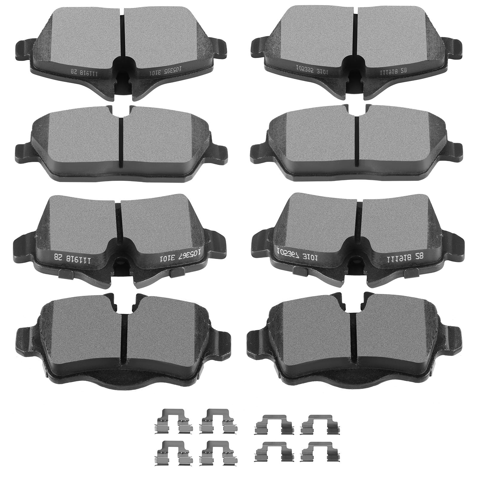 SCITOOD1308 D1309 Front Rear Semi-Metal Brake Pads Sets Fit For Mini Cooper 2007 2008 2009 2010 2011 2012 2013 2014 2015