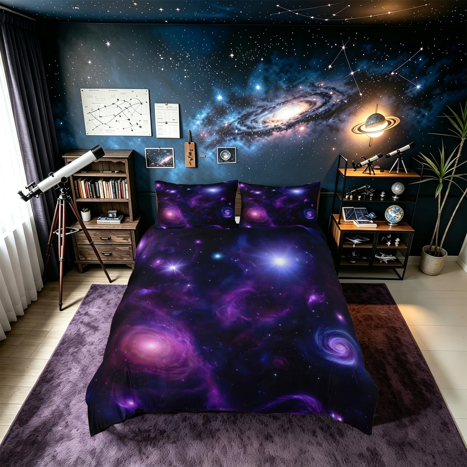 Homewish Outer Space Double Duvet Cover