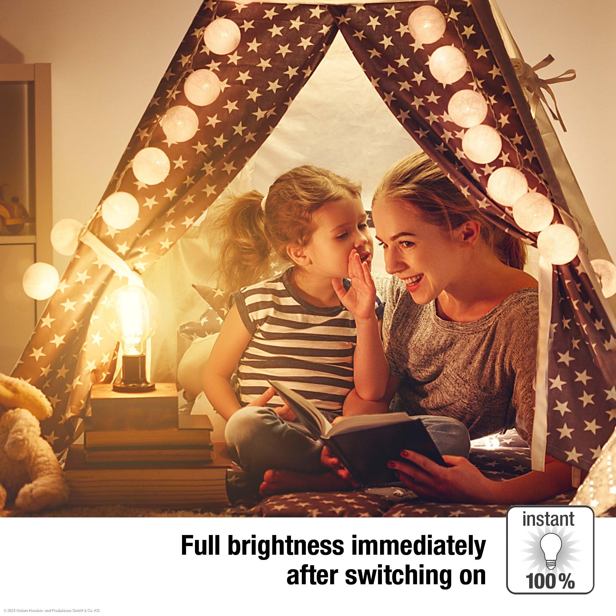 hellum Bombilla LED E27, 10 unidades, 9,5 W, luz blanca cálida, 1055 lúmenes, filamento LED, E27, bombilla LED vintage equivalente a 75 W, 2700 K, blanco cálido transparente, 206128
