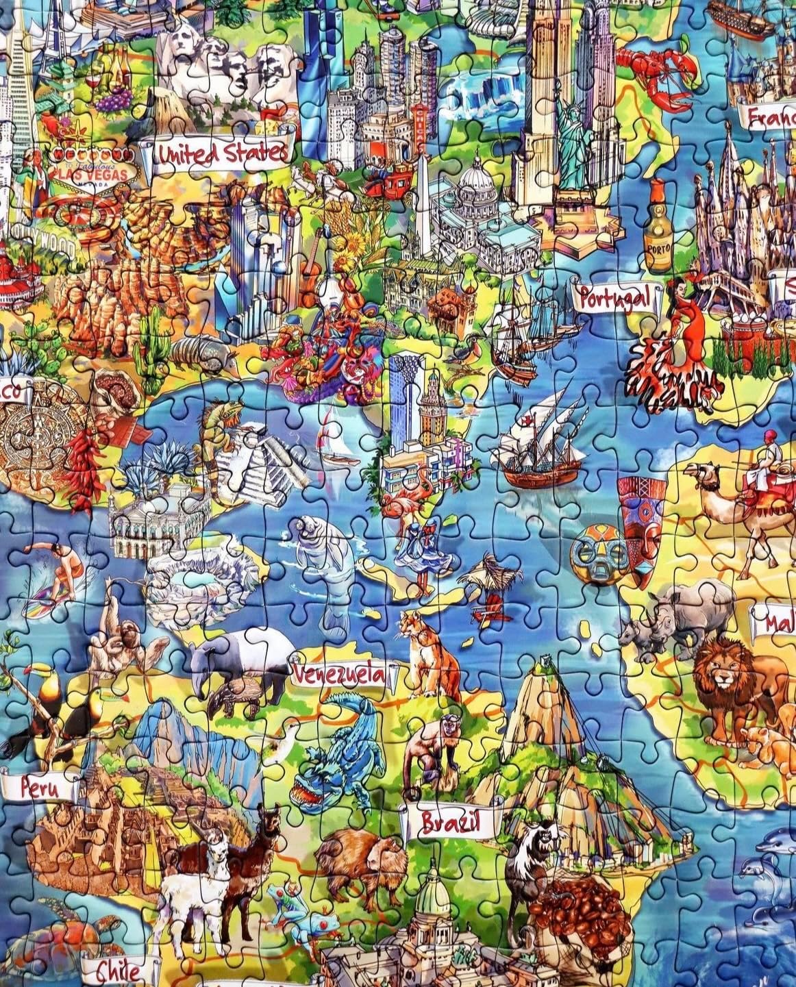 Puzzle: 1000 Wonderful World