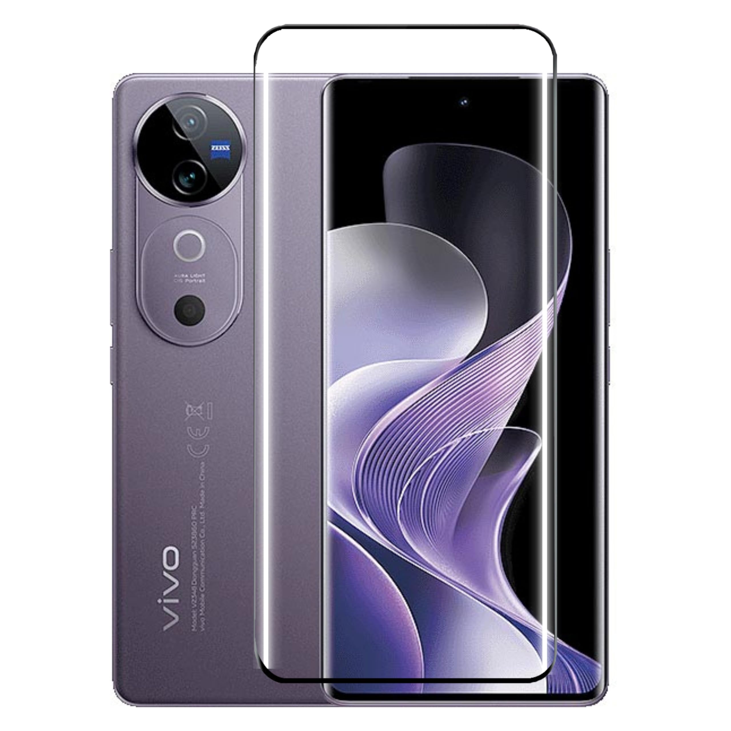 Designerz hub® Vivo V40 5G Tempered Glass | 9H Full Glue Full HD, Shatterproof, Anti Scratch Screen Guard for Vivo V40 5G (B0D2244FCF) Amazon Price History, Amazon Price Tracker