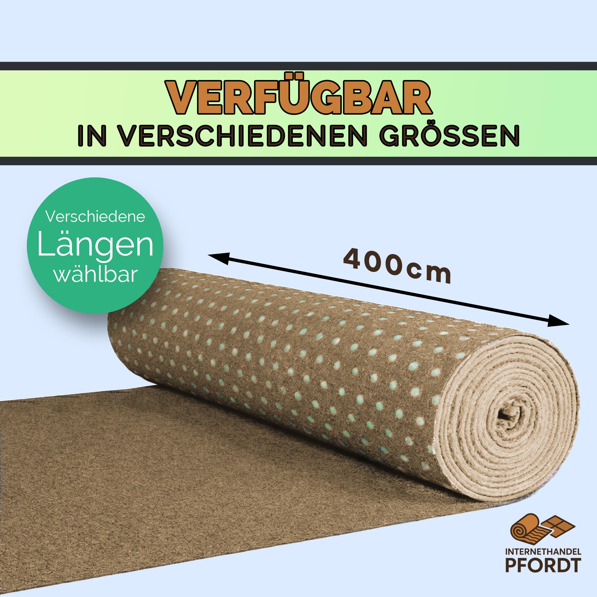 Kunstrasen Premium Dream 200x400 cm Beige, Wetterfester Rasenteppich für Balkon, Terrasse & Garten, pflegeleicht