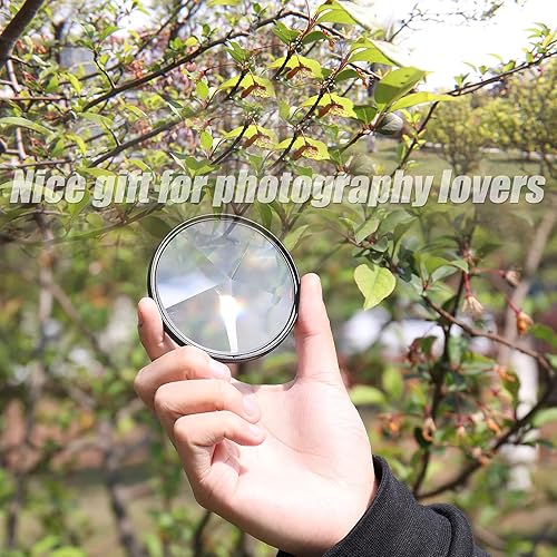 Miniatura 4 de Andoer Prisma de vidrio caleidoscopio, cámara de prisma de caleidoscopio de 3.031 in, filtro de vidrio, número variable de sujetos, accesorios de