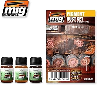 AMMO MIG-7400 Pigment Rust Set, Multicolour