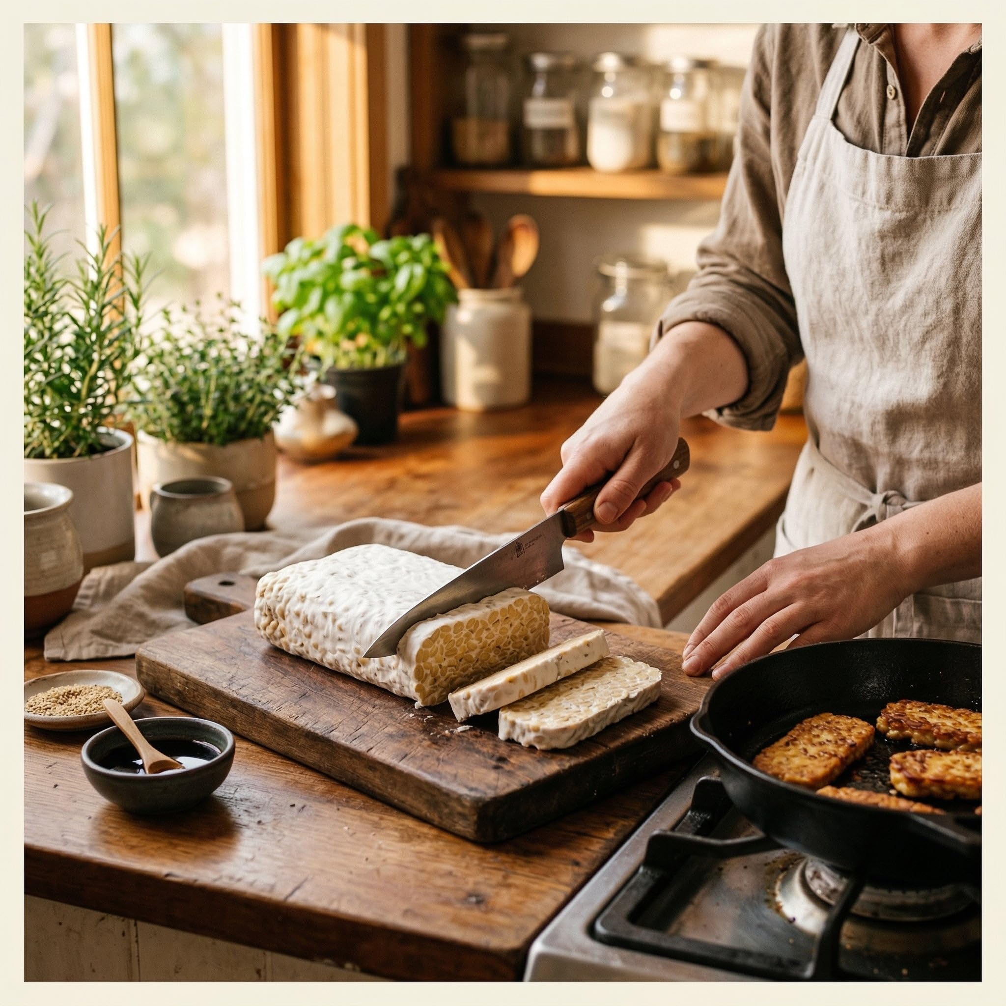 Coltura Starter BIO per Tempeh (Polvere di Tempeh) Rhizopus Oligosporus - fino a 75 KG di Tempeh fatto in casa! Preparazione di Tempeh fatto in casa (Starter per Tempeh 15g)