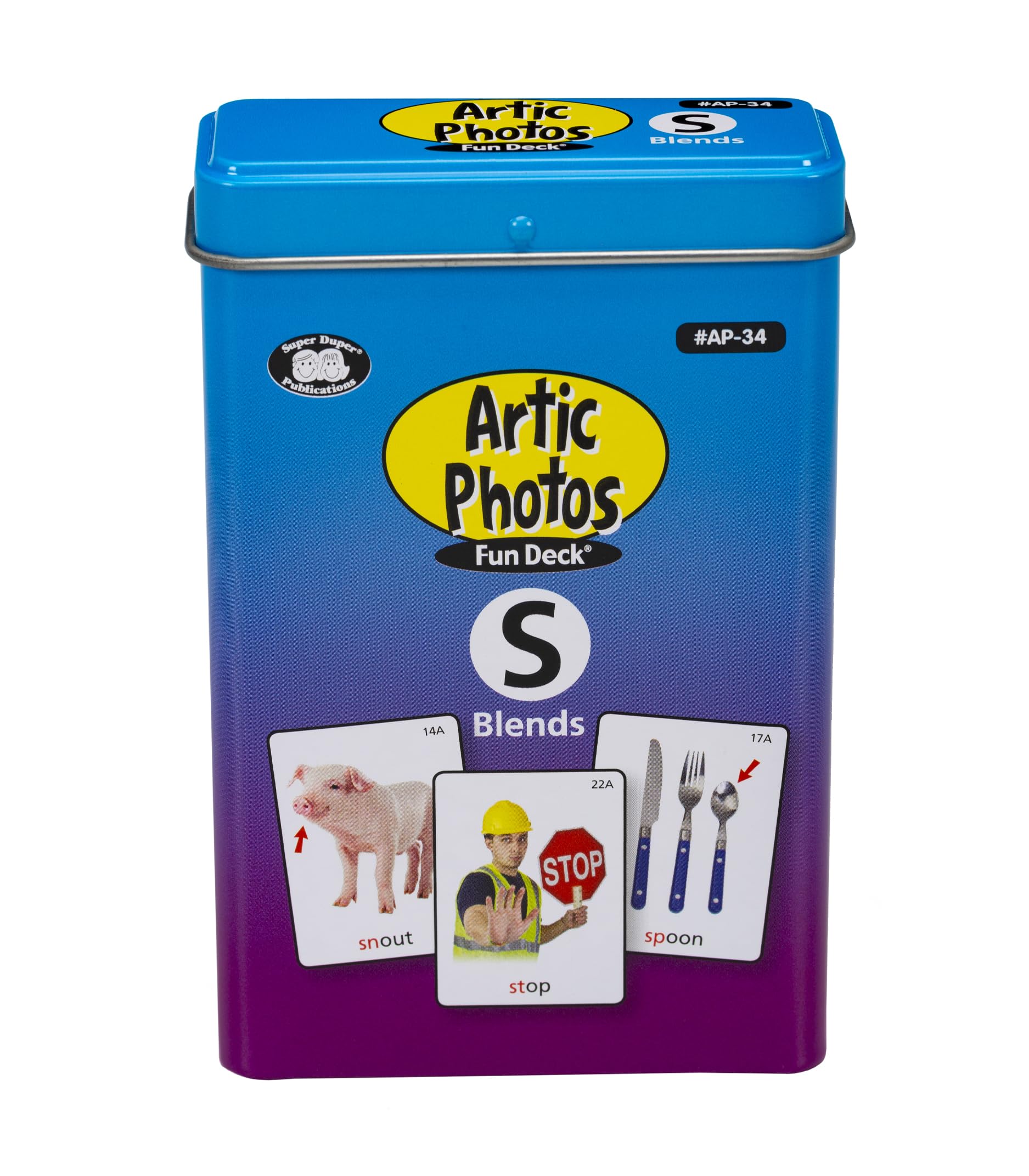 Super Duper Publications | Articulation Photos S Blends Sound Fun Deck Flash Cards | Educational Learning Resource for Children