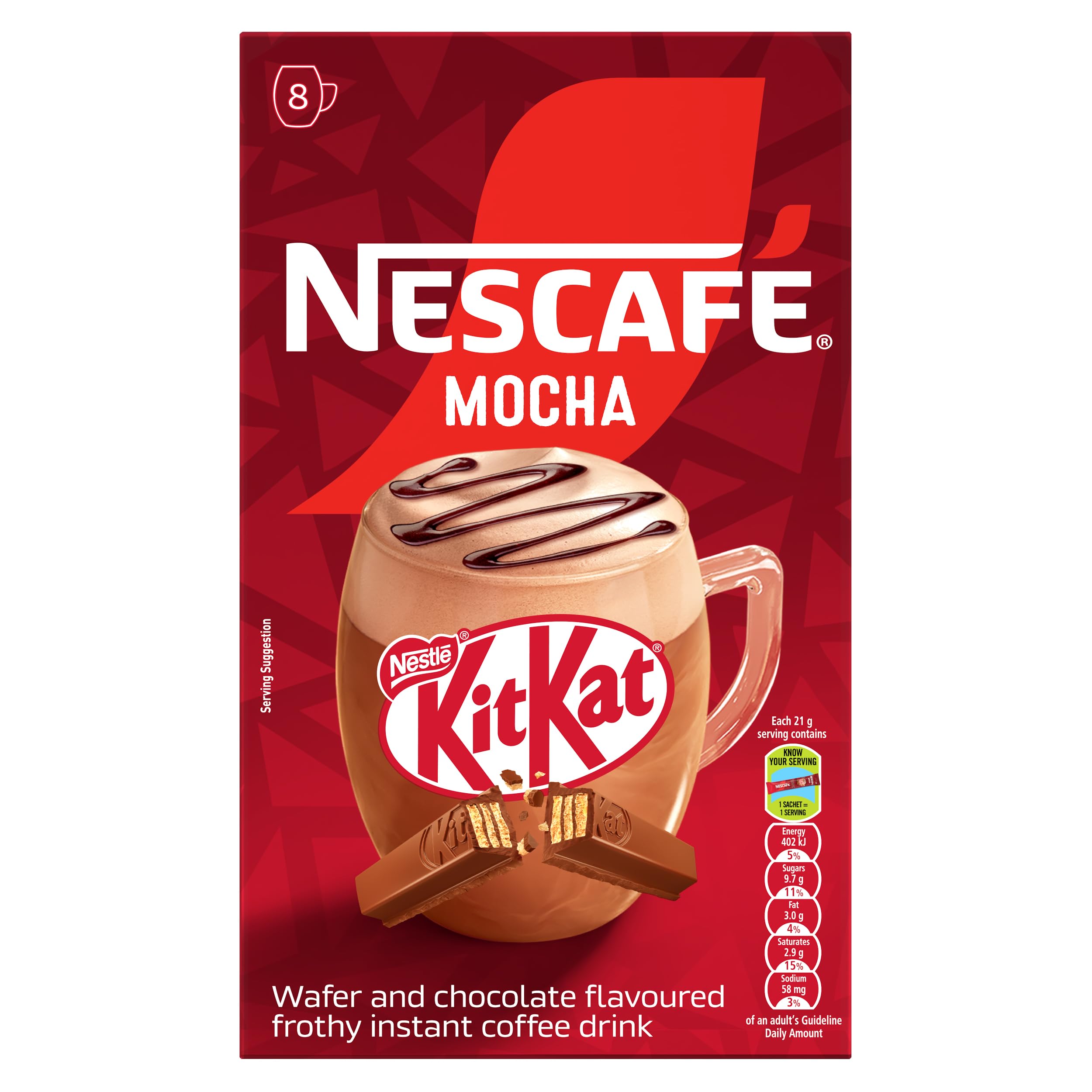 NESCAFÉ Kitkat Mocha Instant Coffee 8x21g : Amazon.co.za