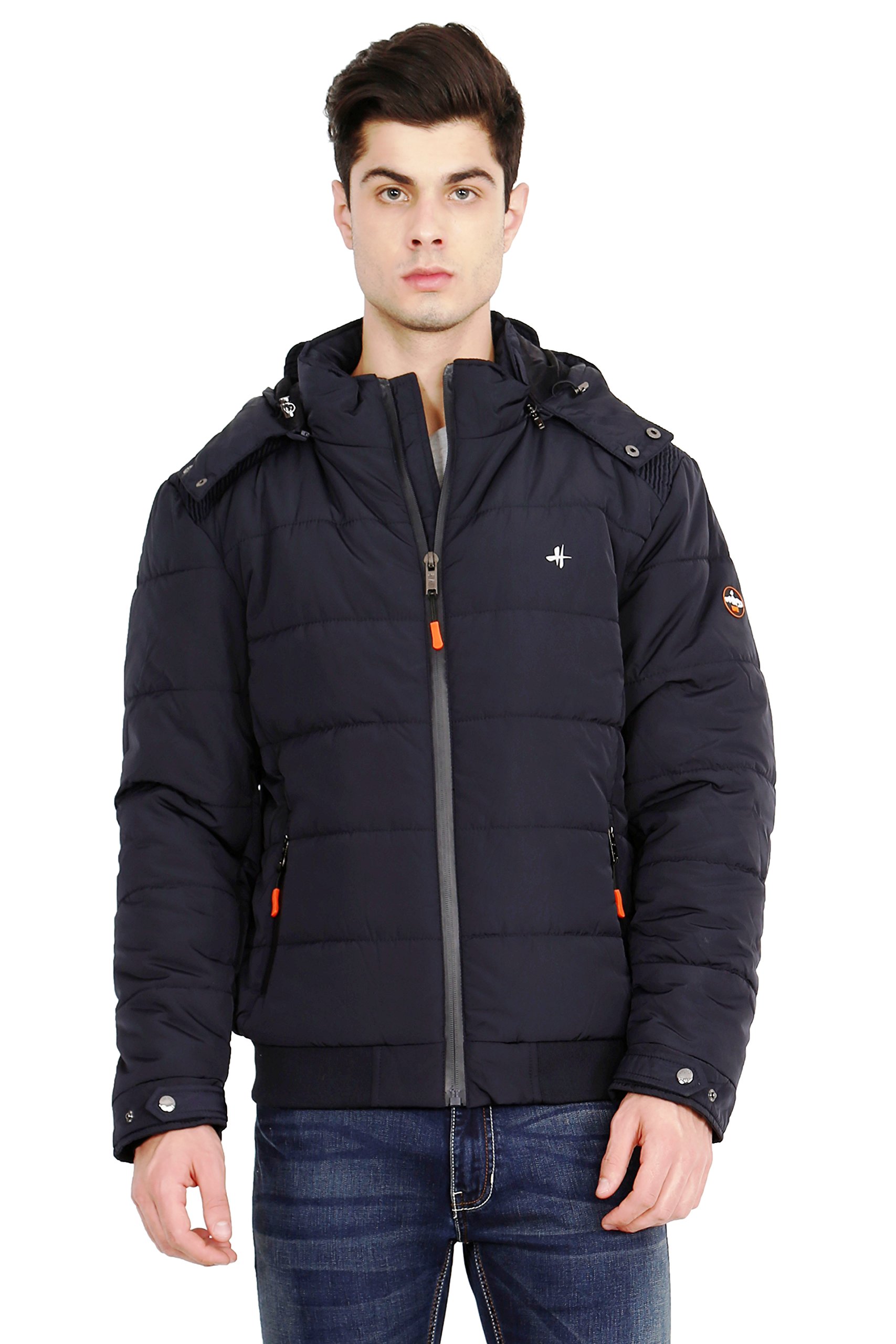 hiver Men's Nylon Jacket Water Proof Full-Sleeved Winter Jacket with Hood For Minus Degree-picture-46
