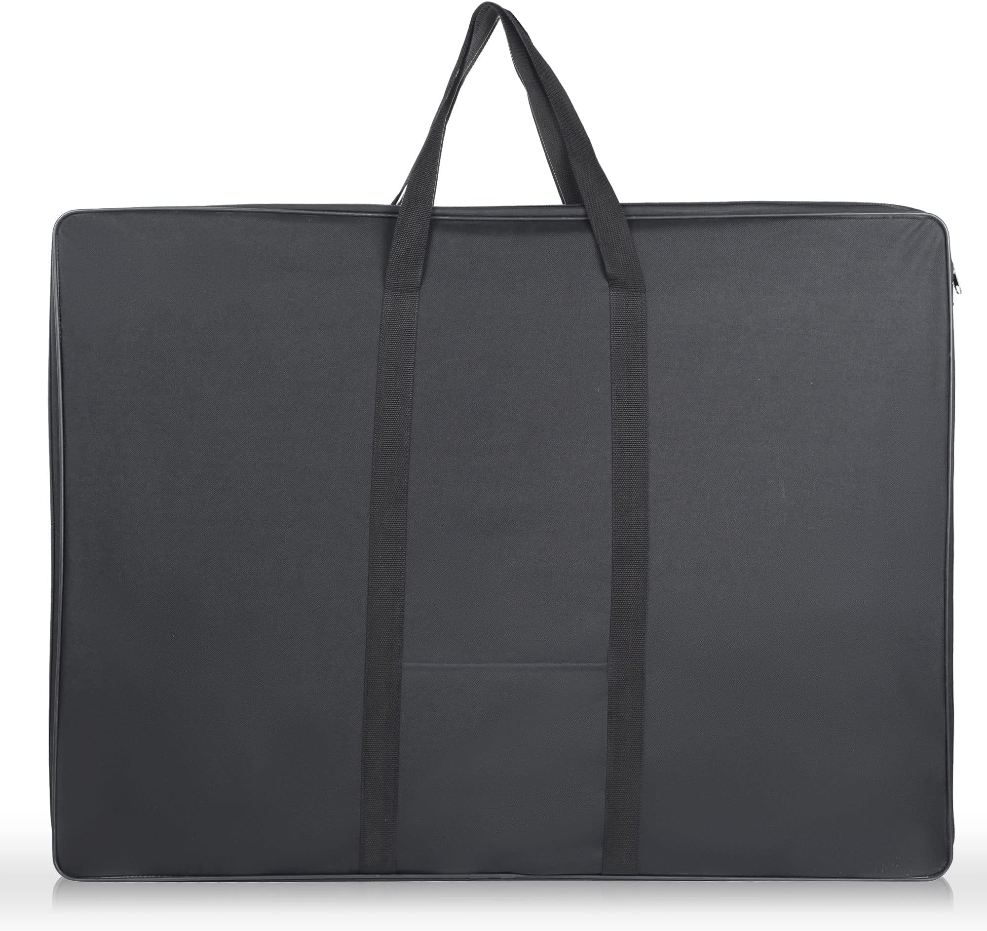 JJRING Art Portfolio Case, Wire Framed Nylon Portfolio Tote, Art Storage Bag in 37 Inches by 28 Inches, Great Carrying Bag for Artworks, Posters, Drawings, Prints(Black)