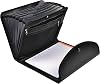 Exacompta - Ref 55834E - Exactive - Conference Folder - 25.5 x 33cm in Size, Suitable for A4 Documents, 13 Customisable Tabs, Writing Pad Supplied - Black
