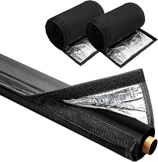 2 Pcs 5 Layers HVAC Copper Pipe Insulation Cover, AC Pipe Insulation Covers