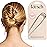 Kitsch Metal French Hair Pin for Women - Elegant Hair Accessories, Ideal for Buns & French Twist, Designed for a Secure, Comfortable Fit | Ideal Gifts for Women - Silver