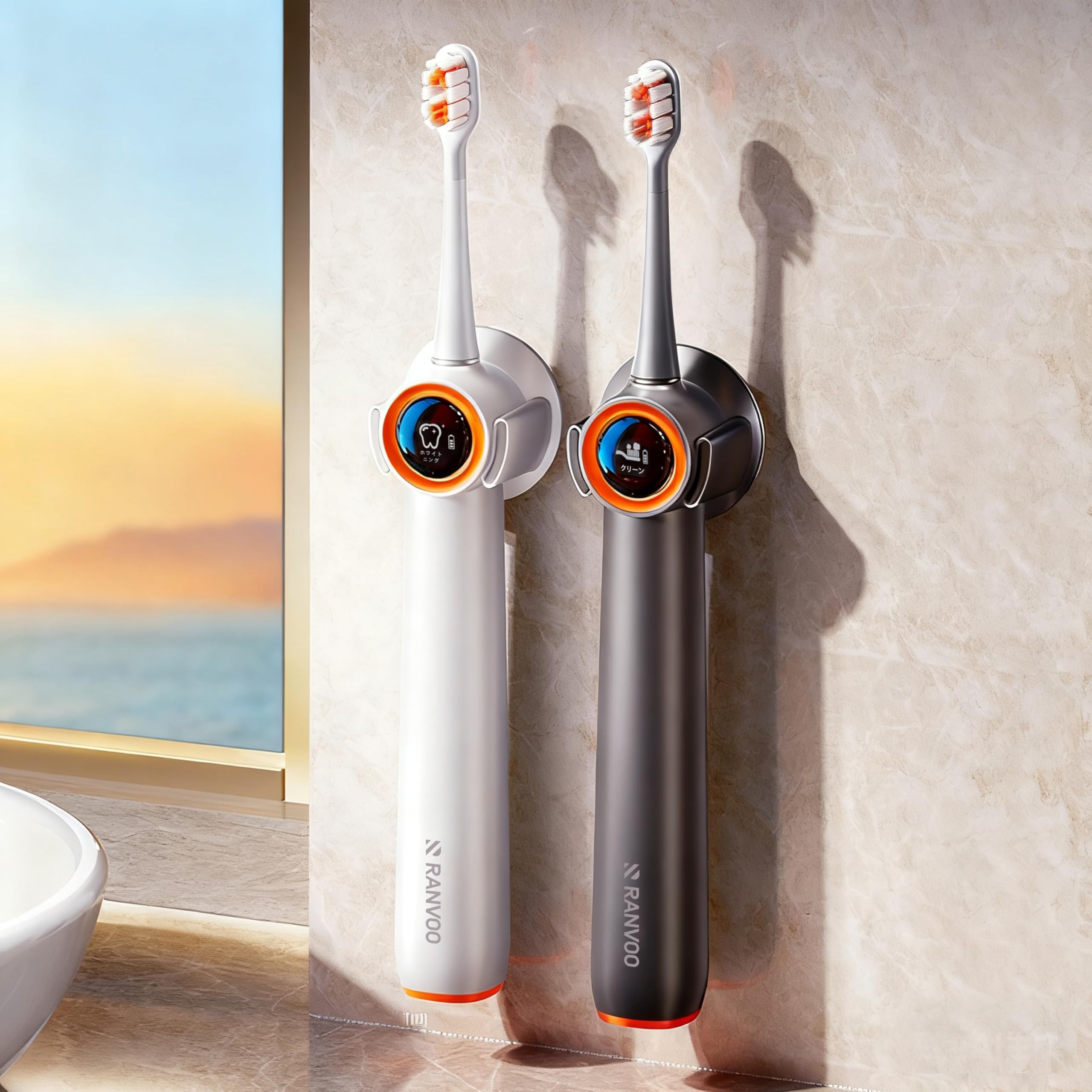 RANVOO 超強力マイクロバブル　ソニック電動歯ブラシ Amazon.co.jp: RANVOO Electric Toothbrush, Sonic Super Strong