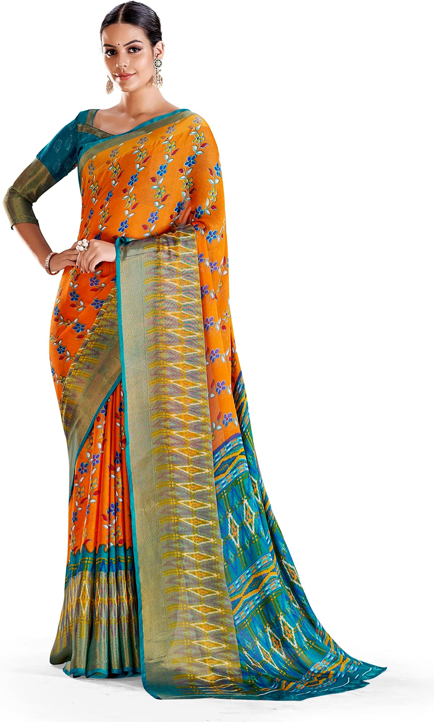Chiffon Women Saree