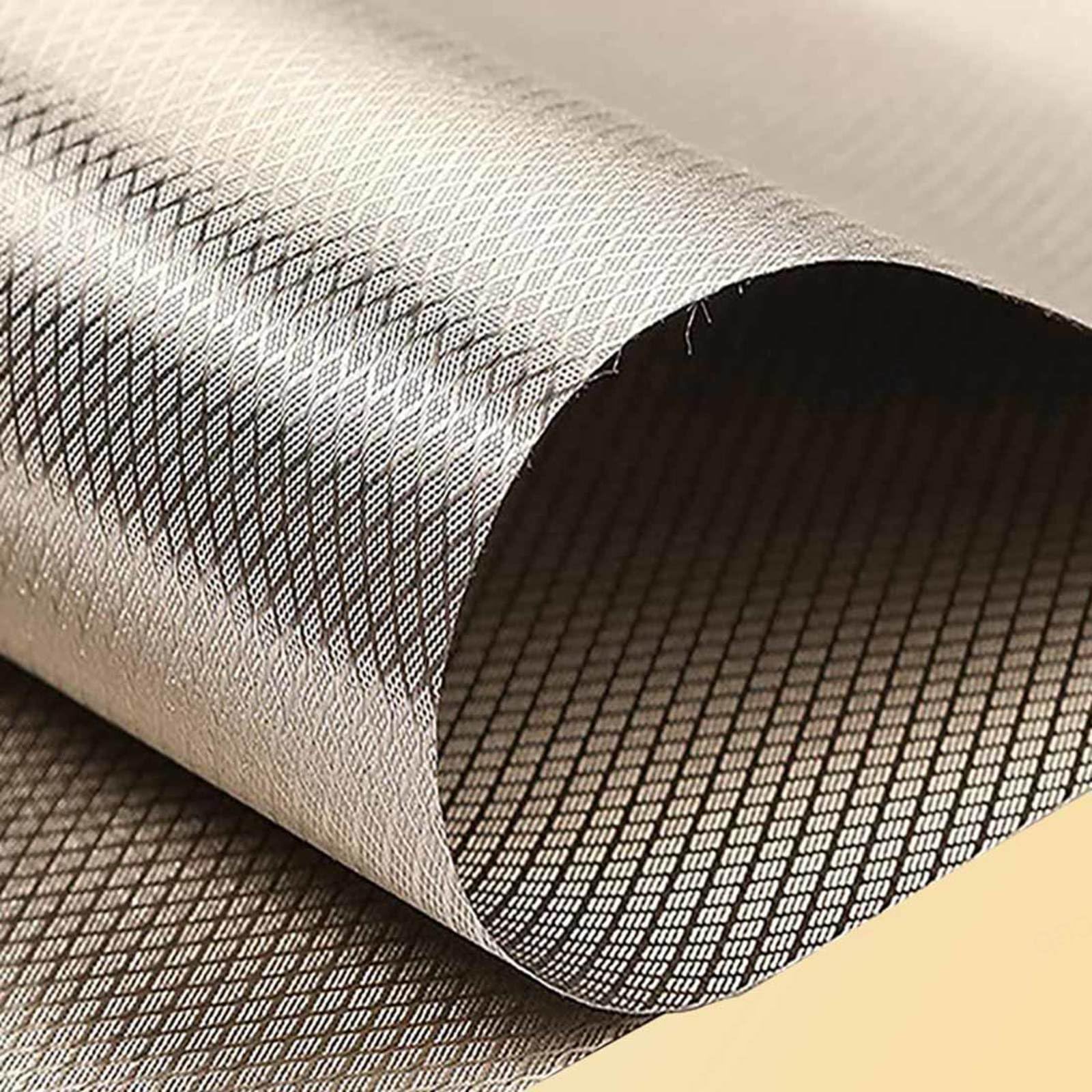 Military-Grade Faraday Fabric 5G EMF Protection Military Grade Signal Blocking Cloth GPS, EMI, Bluetooth, RFID, EMP Protection,silver-6x1.1m