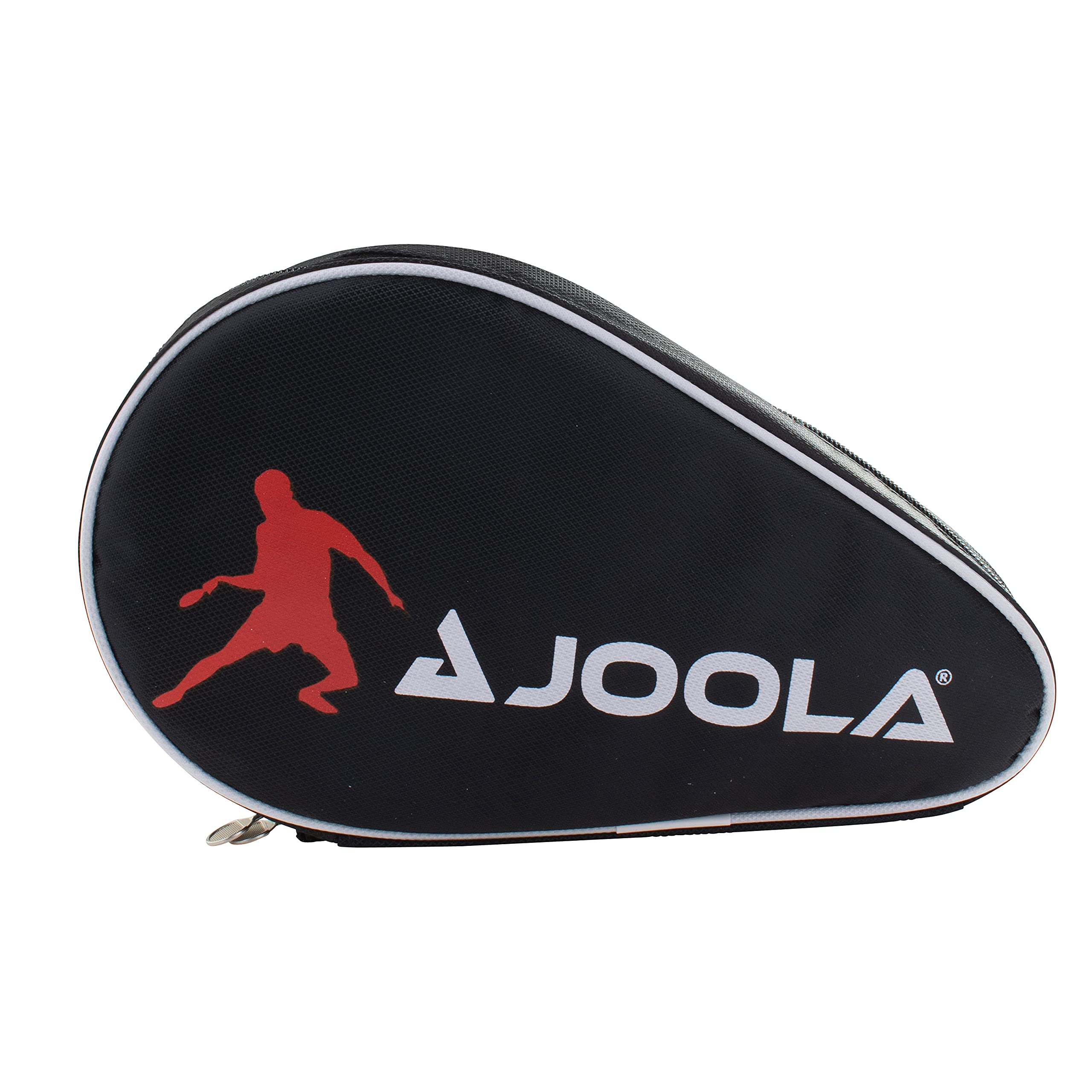 Joola Rakietka Do Tenisa Stołowego Double 80505 Pokrowiec na 2 Rakietki, Czarny/Czerwony, 28 x 17 x 4 CM & Joola Tenis Stołowy Match Pro 54821 Zestaw do Tenisa Stołowego, Czerwony/Czarny, 2 Sztuki