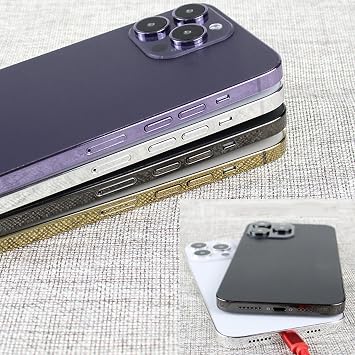 Dummy Phone Display Model Compatible with Apple iPhone 14/14 Pro Max, No-Logo and Non-Working Fake Phone (14PM-Silver_BlackScreen)