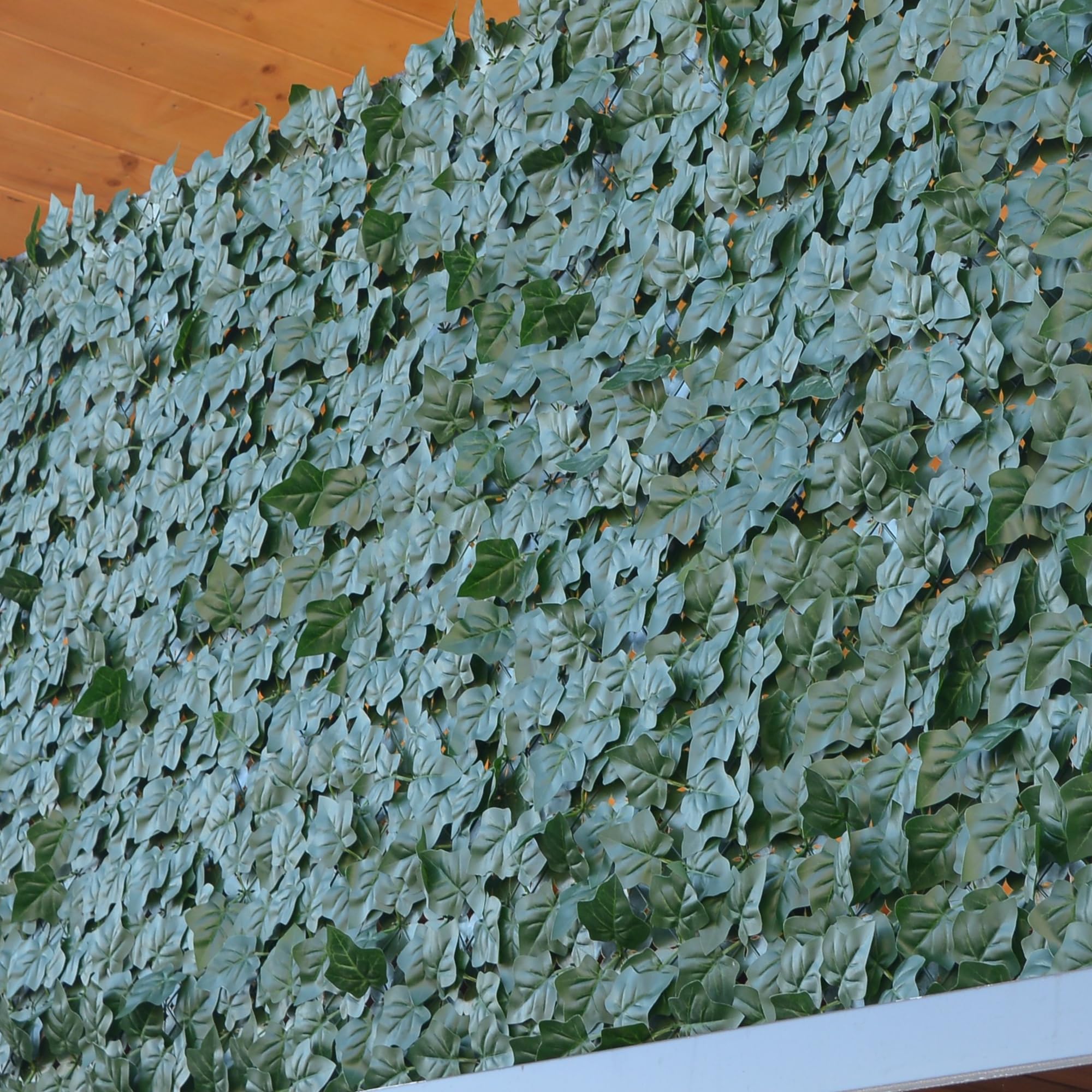 TENAX Divy Hedera Plus 100x300 cm Verde, Siepe Sintetica con Foglie in Polietilene Tipo Edera a Schermatura Totale per Balconi, Giardini e Recinzioni