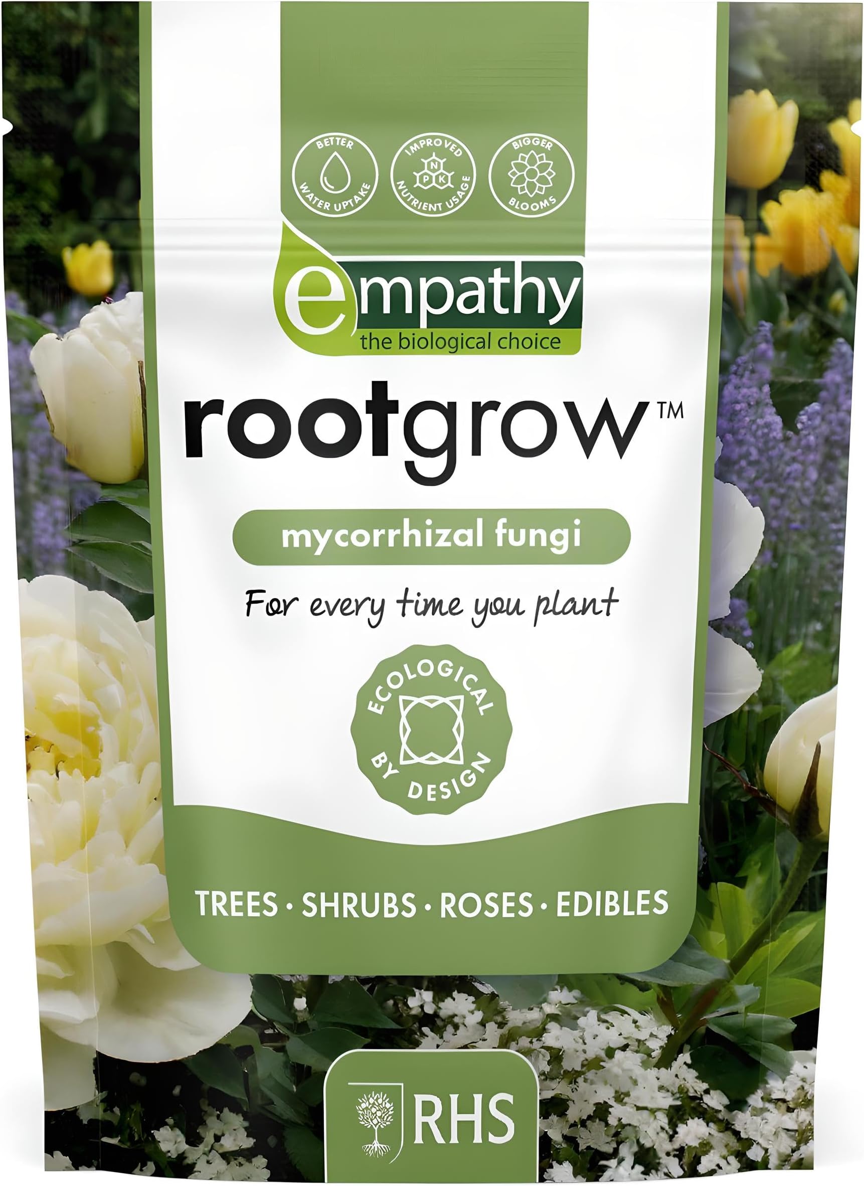 AMK® Empathy Rootgrow Mycorrhizal Fungi 60g Pouch for Plants Trees Shrubs Boosts Root Growth Nutrient Uptake Establishment Healthier Stronger