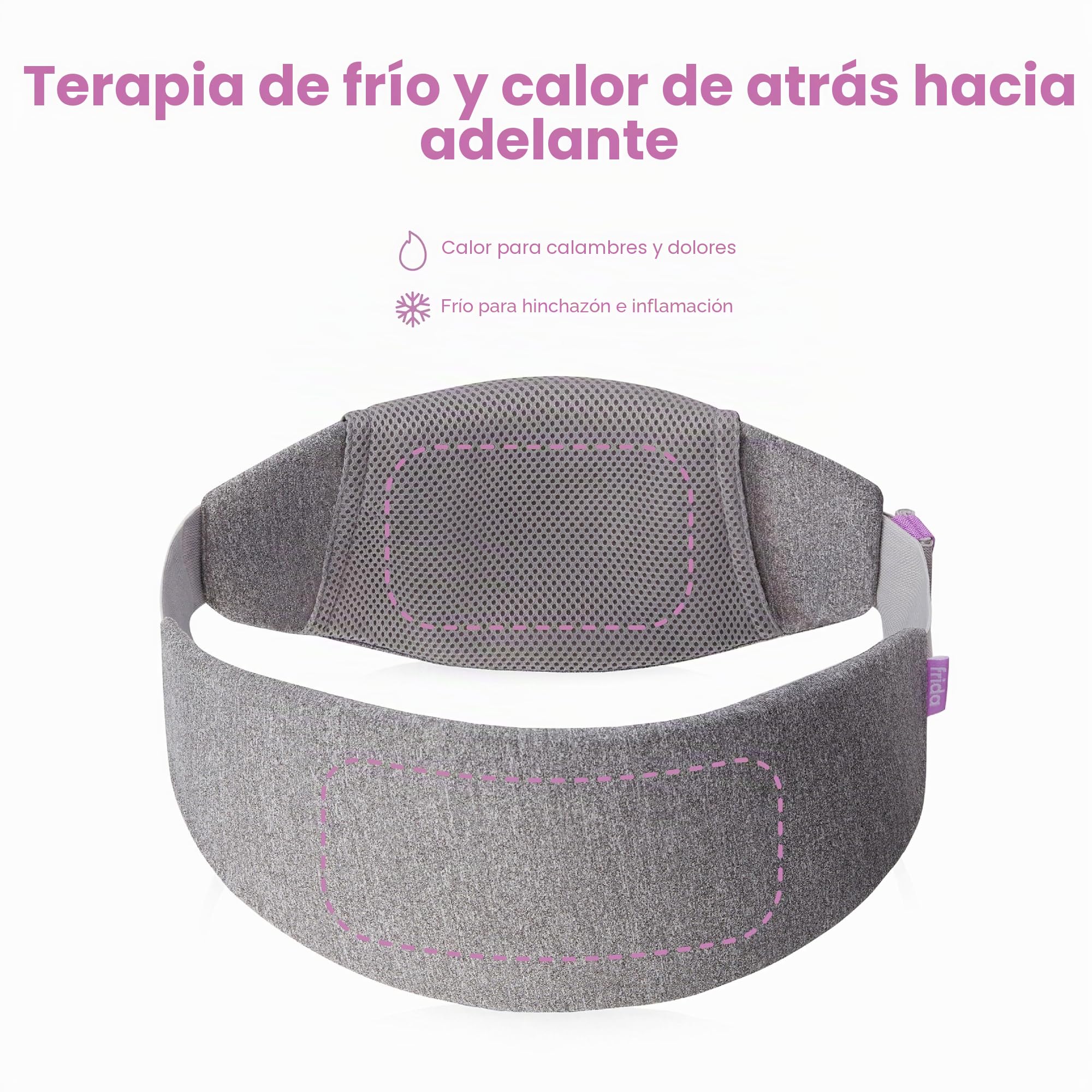 Frida Mom Banda de Recuperación de Cesárea | Protector de Incisión Postoperatoria con Terapia de Calor y Frío | Soporte Abdominal Postparto