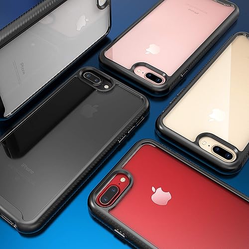 Miniatura 4 de IDweel Funda para iPhone 8 Plus7 Plus, carcasa resistente a prueba de golpes con protector de pantalla integrado, funda híbrida resistente a los