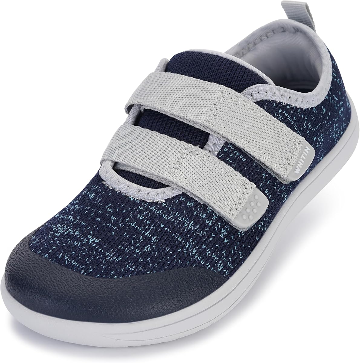 Amazon.com | WHITIN Kids Wide Barefoot Shoes for Toddler Minimalist Zero Drop Sneakers for Boys Girls Size 9 Fashion Tennis Walking Running Sport No-Slip Blue 26 | Sneakers
