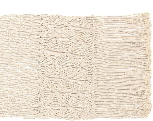 Vista 48 de REDEARTH Manteles individuales tejidos a mano, exquisitos hechos a mano, bohemios, decorativos para mesa de comedor, mesa de café, consola