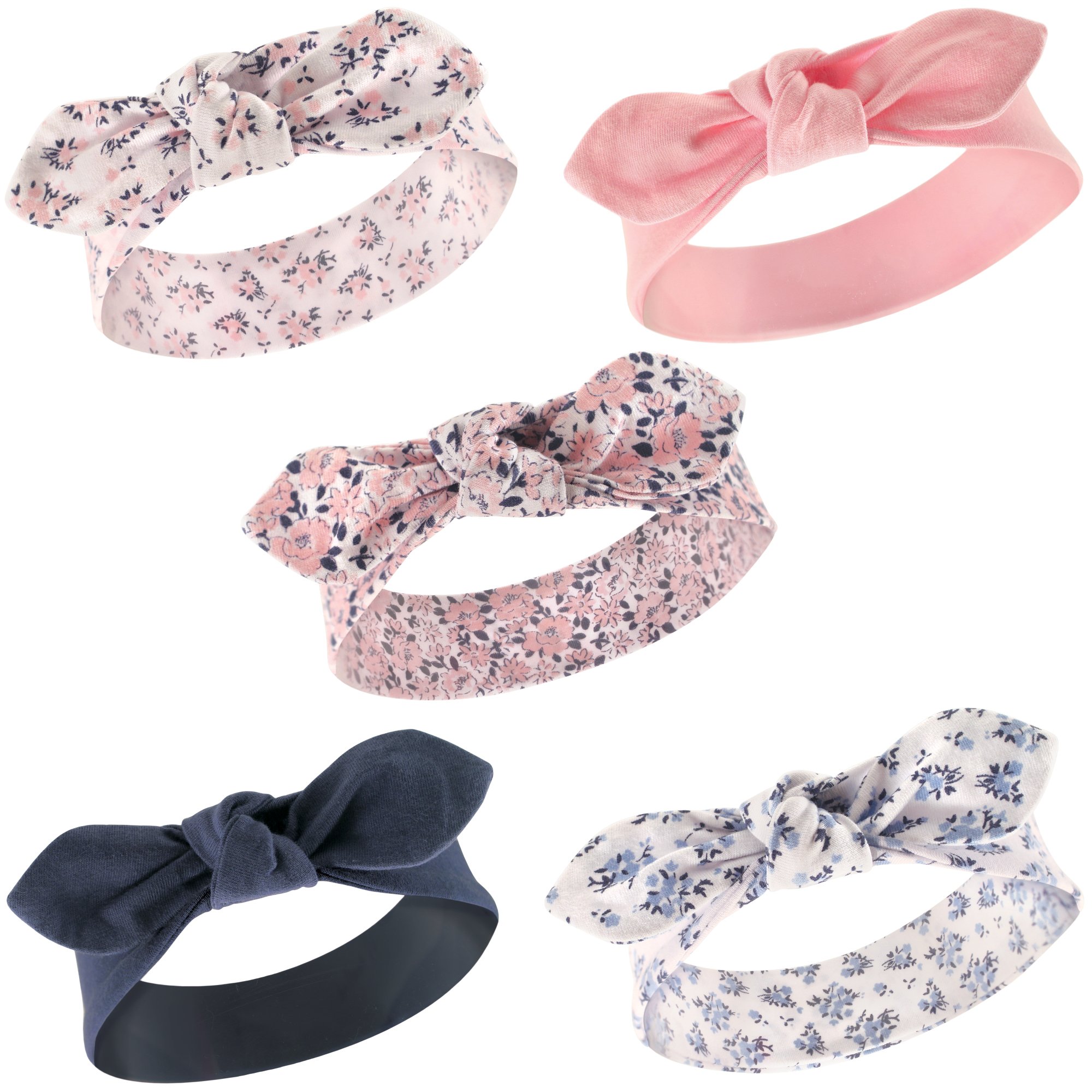 Hudson Baby Infant Girl Cotton and Synthetic Headbands