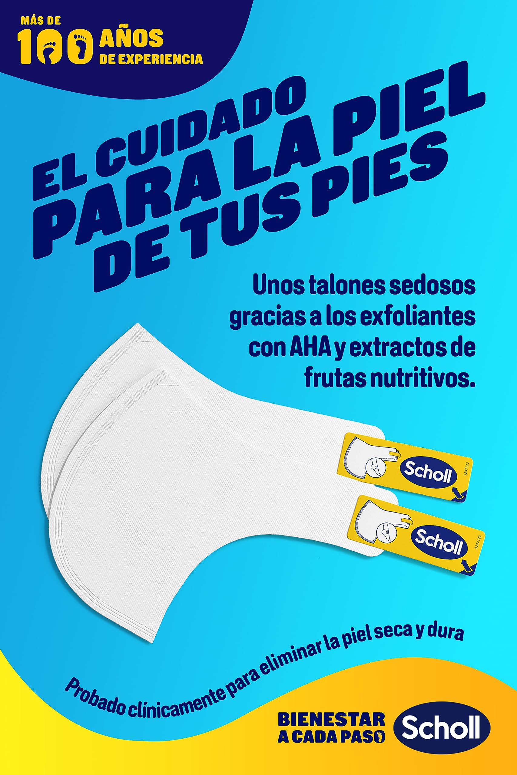 Dr. Scholl's Expert Care Mascarilla Exfoliante para Talones - 1 par