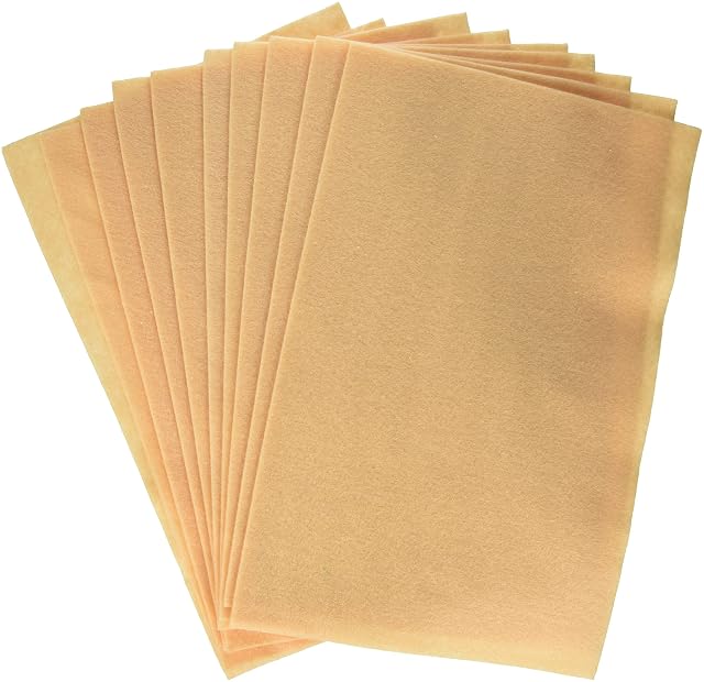Foto 3 de 3 de Folia Bringmann Fieltro Hojas 20 x 30 cm de la Piel de Arena 10 Hojas