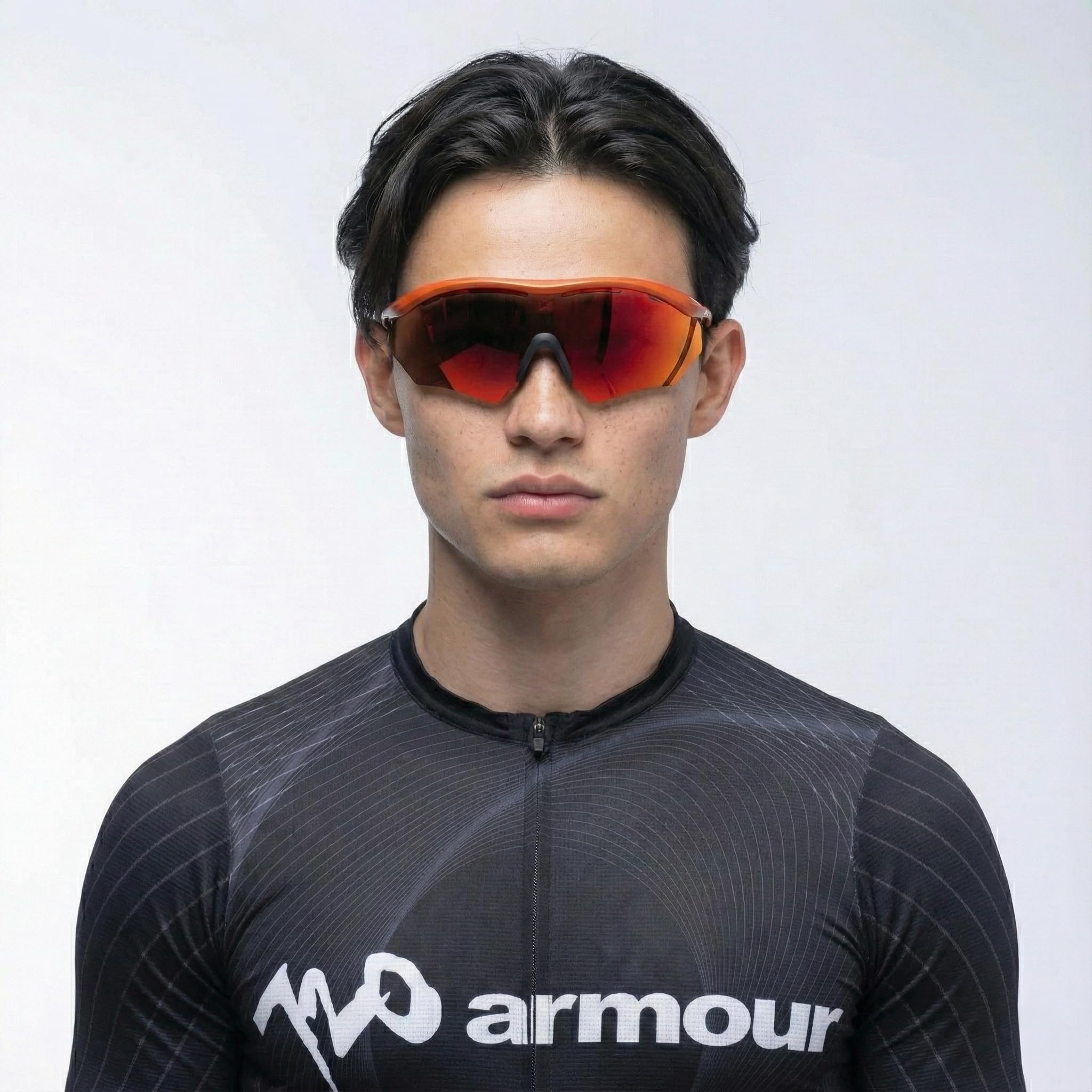 Rider - Gafas de sol deportivas, protección UV400, para hombres y mujeres, ideales para correr por senderos, golf, senderismo y deportes de pelota