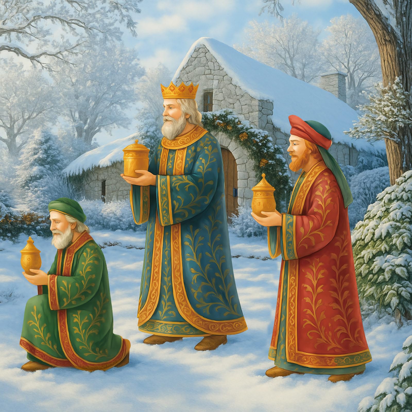 Amazon.com: Vercraft 3 ft Large Metal Nativity Scene Yard Stake