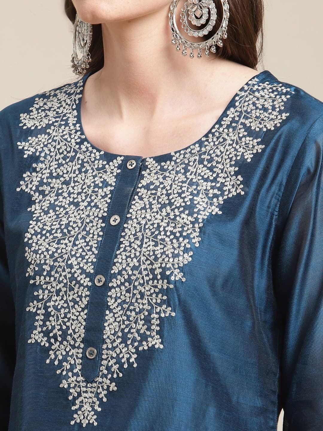 HSD Kurti-Set für Damen mit Dupatta-Partykleidung, indischer Stil, Kurta-Set für Damen