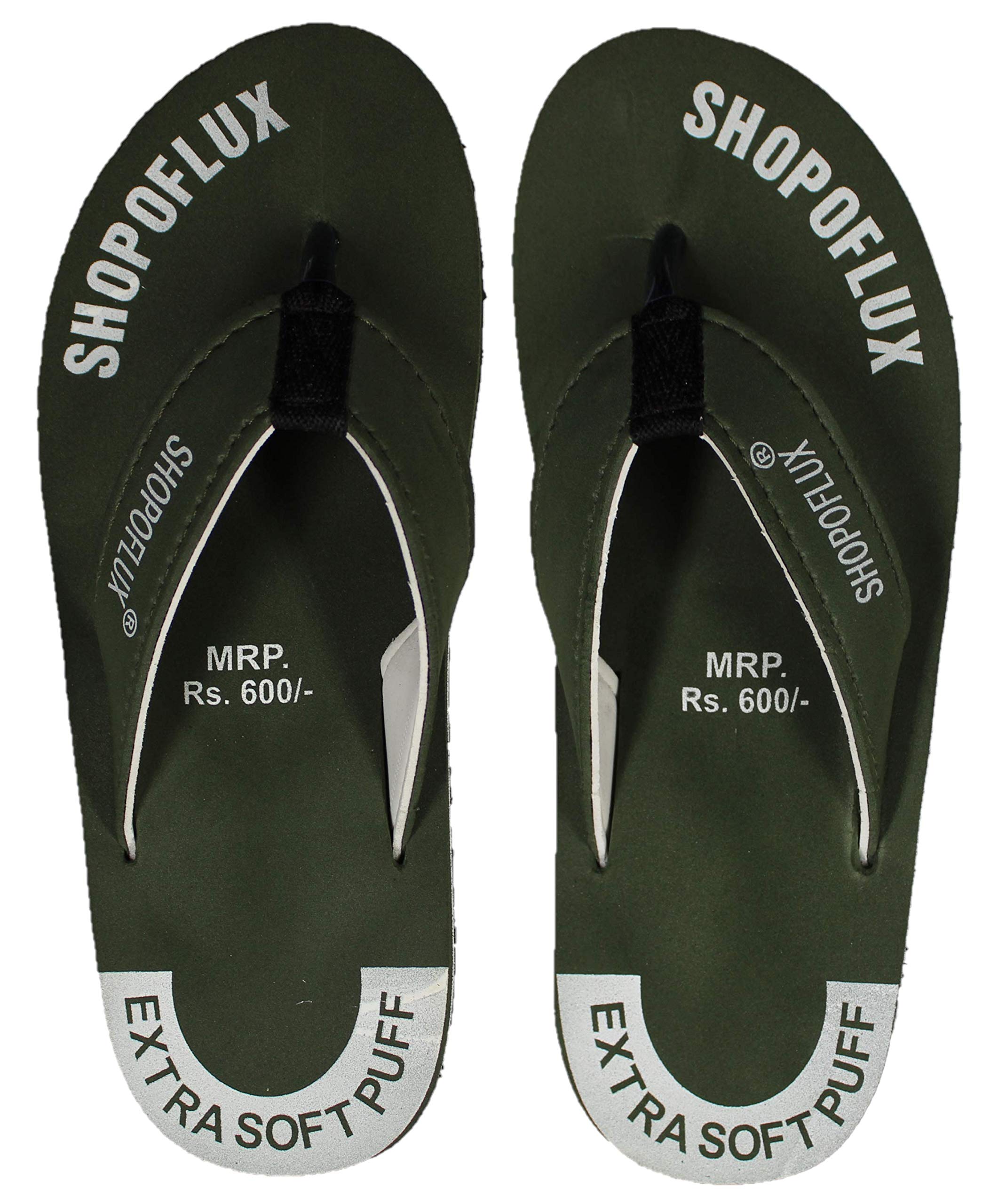 SHOPOFLUX® Ortho Slippers for Men | Orthopedic Slippers for soft heel pain daily use (Olive, numeric_12) (B08XPB6SS6) Amazon Price History, Amazon Price Tracker
